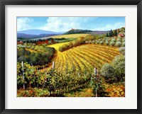 Chianti Vineyards Framed Print