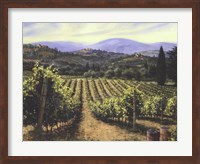 Framed Tuscany Vines