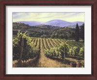 Framed Tuscany Vines