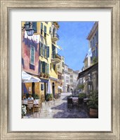 Framed Sunny Street in Portofino