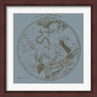 Framed Southern Circumpolar Map