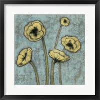 Framed Sun Poppies I