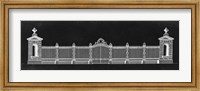 Framed Graphic Palace Gate I