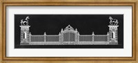 Framed Graphic Palace Gate II