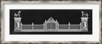 Framed Graphic Palace Gate II