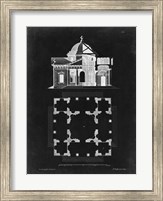 Framed Graphic Building & Plan III