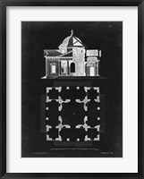 Framed Graphic Building & Plan III