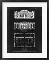 Framed Graphic Building & Plan VI