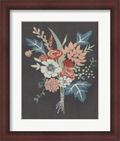 Framed Coral Bouquet I