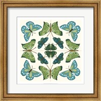 Framed Butterfly Tile I