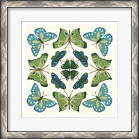 Framed Butterfly Tile I