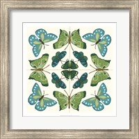 Framed Butterfly Tile I