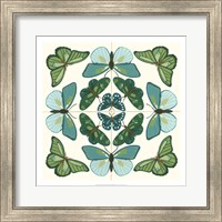 Framed Butterfly Tile II