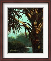 Framed Dark Palm