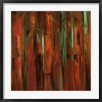 Framed Sunset Bamboo I