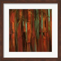 Framed Sunset Bamboo I