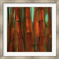 Framed Sunset Bamboo II
