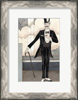 Framed Art Deco Gentleman