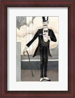 Framed Art Deco Gentleman