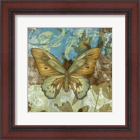 Framed Rustic Butterfly I