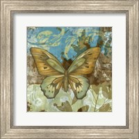 Framed Rustic Butterfly I