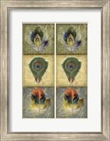 Framed 2-Up Feather Triptych II