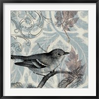 Framed Autumn Songbird I