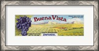 Framed 2-Up Vintage Wine Label I
