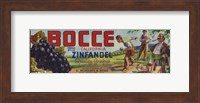 Framed 2-Up Vintage Wine Label II