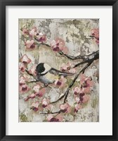 Framed Cherry Blossom Bird II