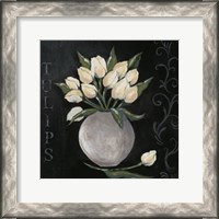 Framed White Tulips