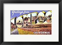 Framed Greetings from Lompoc California