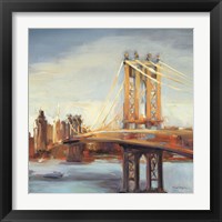 Framed Sunny Manhattan Bridge