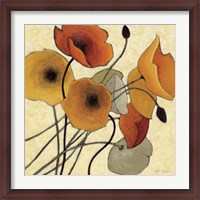 Framed Pumpkin Poppies II