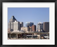 Framed Greensboro Skyline