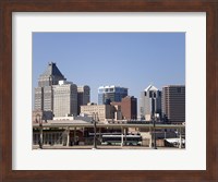 Framed Greensboro Skyline