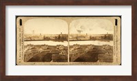 Framed Partial view of White Oak Cotton Mills. Greensboro, NC