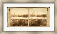 Framed Partial view of White Oak Cotton Mills. Greensboro, NC