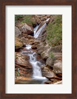 Framed Skinny Dip Falls in Western North Carolina