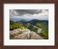 Framed Blue Ridge Parkway Craggy Gardens Scenic Mountains Asheville NC