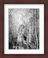 Framed McCulloch Gold Mill, Copper Branch Guilford County, North Carolina