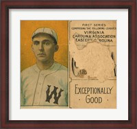 Framed Gilmore, Winston-Salem Team, Baseball Card Portrait