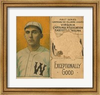 Framed Gilmore, Winston-Salem Team, Baseball Card Portrait