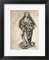 Framed Standing Female Saint