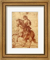 Framed Saint on Horseback