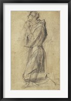 Framed Study of Saint Francis