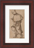 Framed Peasant Woman Carrying a Jug