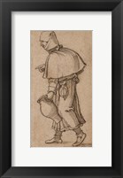 Framed Peasant Woman Carrying a Jug