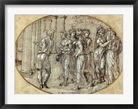 Framed Odysseus and the Daughters of Lycomedes