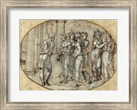 Framed Odysseus and the Daughters of Lycomedes